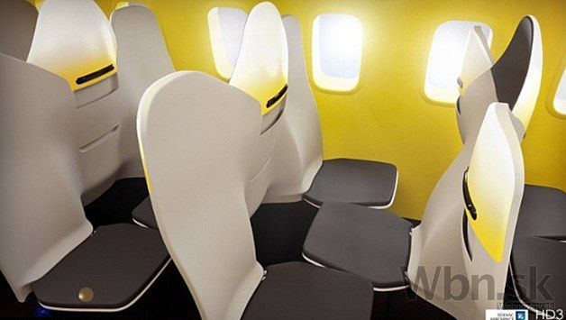 Nový dizajn sedadiel v lietadle vystrašil pasažierov