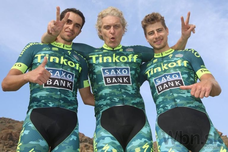 Peter Sagan, Oleg Tiňkov, Alberto Contador