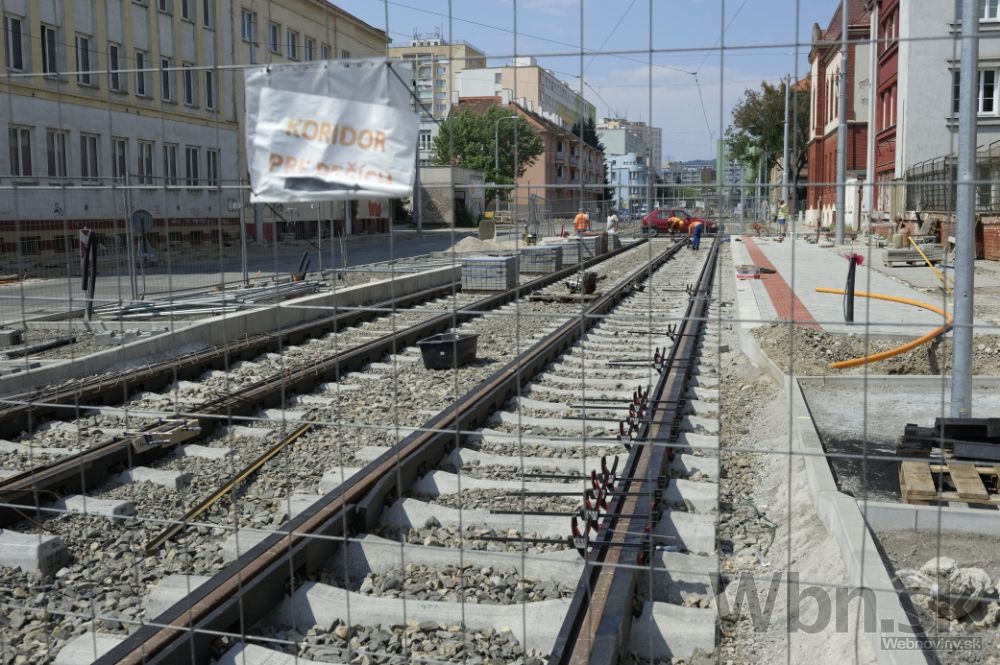 Rekonštrukcia električkovej trate v Košiciach