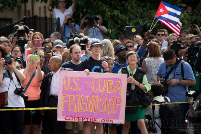 Vo Washingtone oficiálne otvorili veľvyslanectvo Kuby