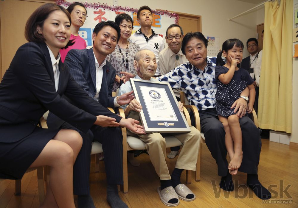 112 ročný Japonec je najstarším mužom na svete