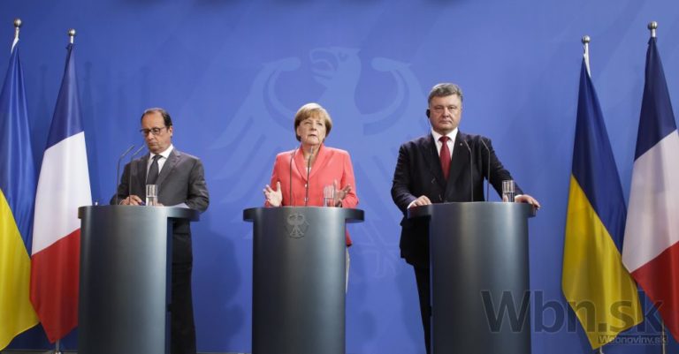 Hollande, merkelová, porošenko