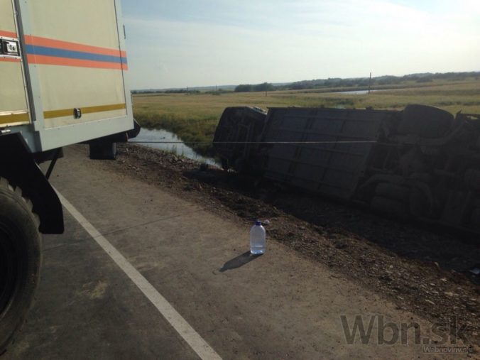 Nehoda autobusov v Rusku