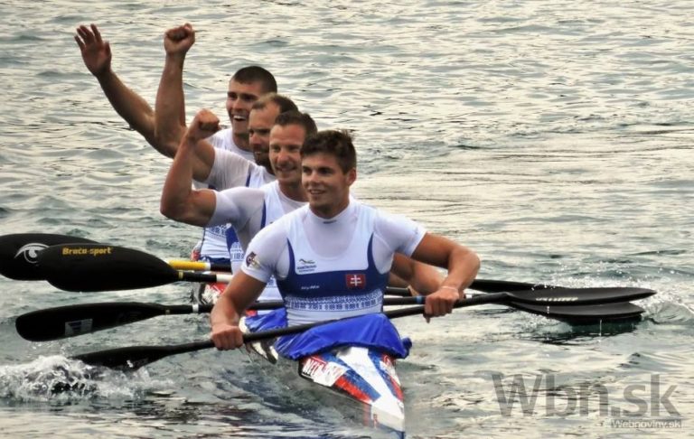 Slováci majú na MS prvú medailu, štvorkajak vybojoval zlato