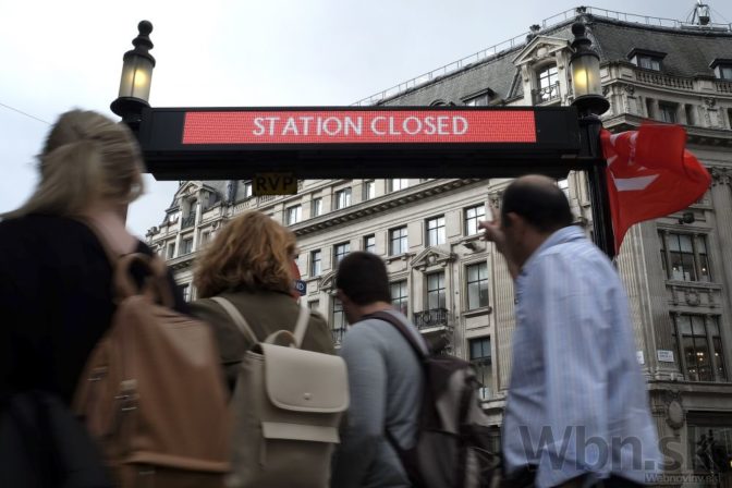 Štrajk zamestnancov metra v Londýne