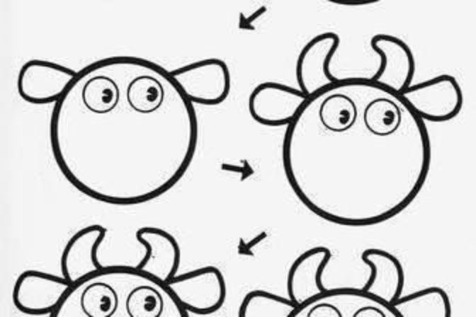 Naučte vaše deti kresliť zvieratká jednoduchými tvarmi