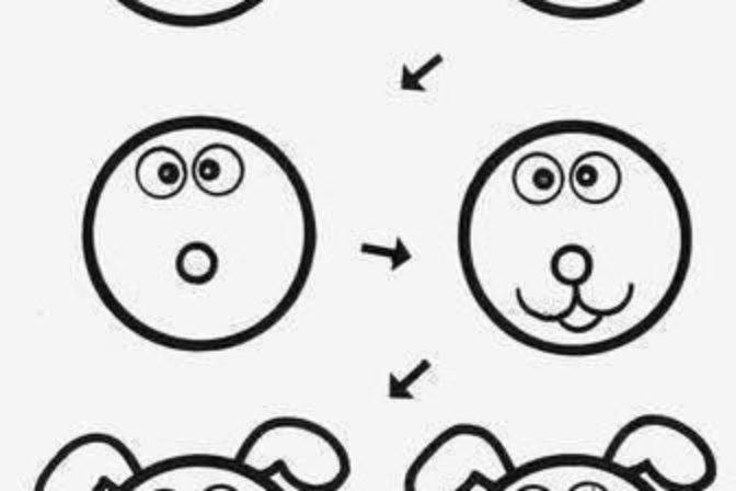 Naučte vaše deti kresliť zvieratká jednoduchými tvarmi