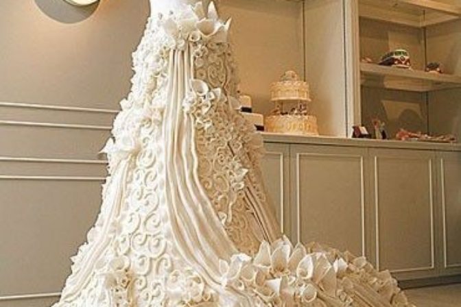 Neuveriteľné svadobné torty