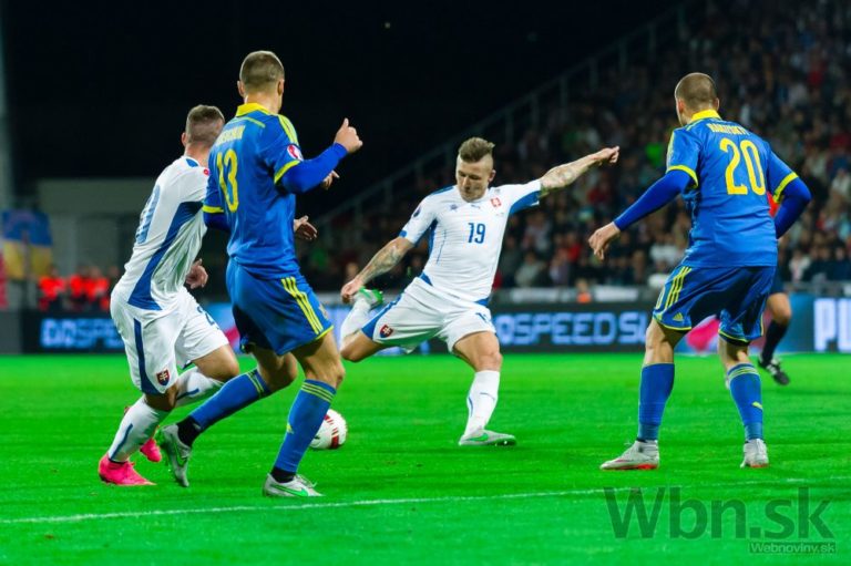 Slovensko v kvalifikácii remizovalo s Ukrajinou