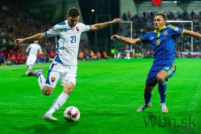 Slovensko v kvalifikácii remizovalo s Ukrajinou