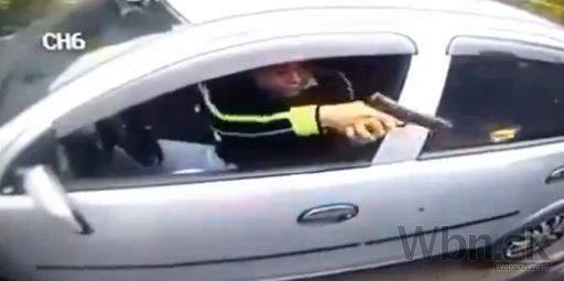 Video: Policajt zastrelil lupiča, prepadli ho mimo služby