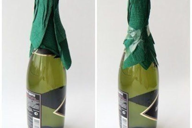 Ako slávnostne zabaliť fľašu vína