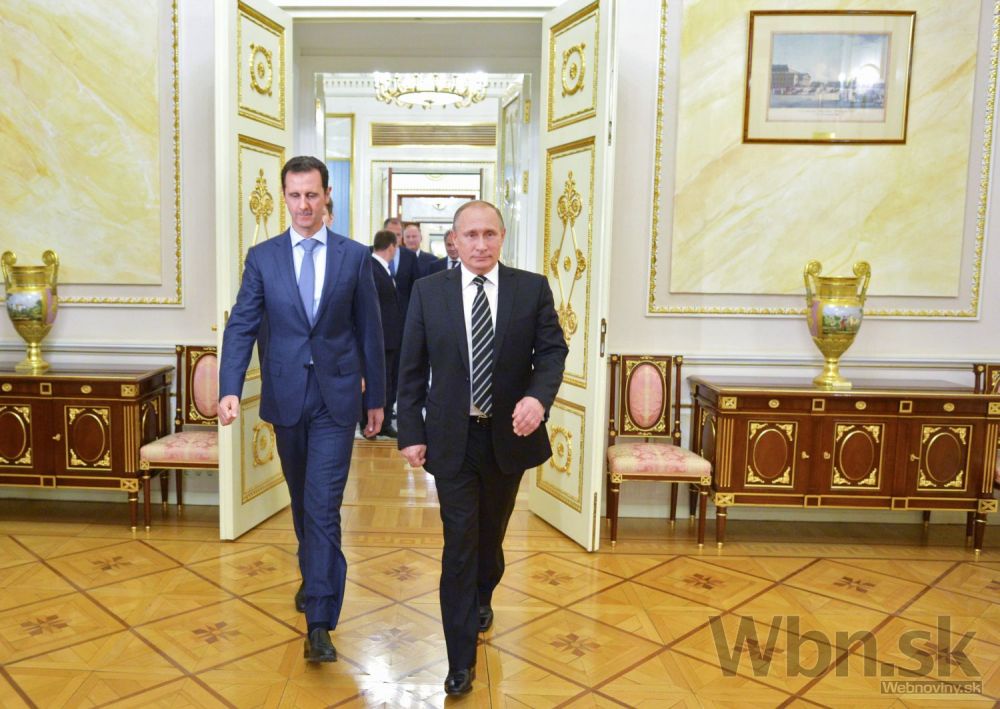 Asad po štyroch rokoch opustil Sýriu, stretol sa s Putinom