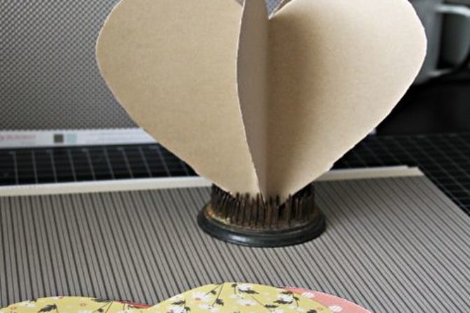 Krásny mini 3D fotoalbum v tvare srdca