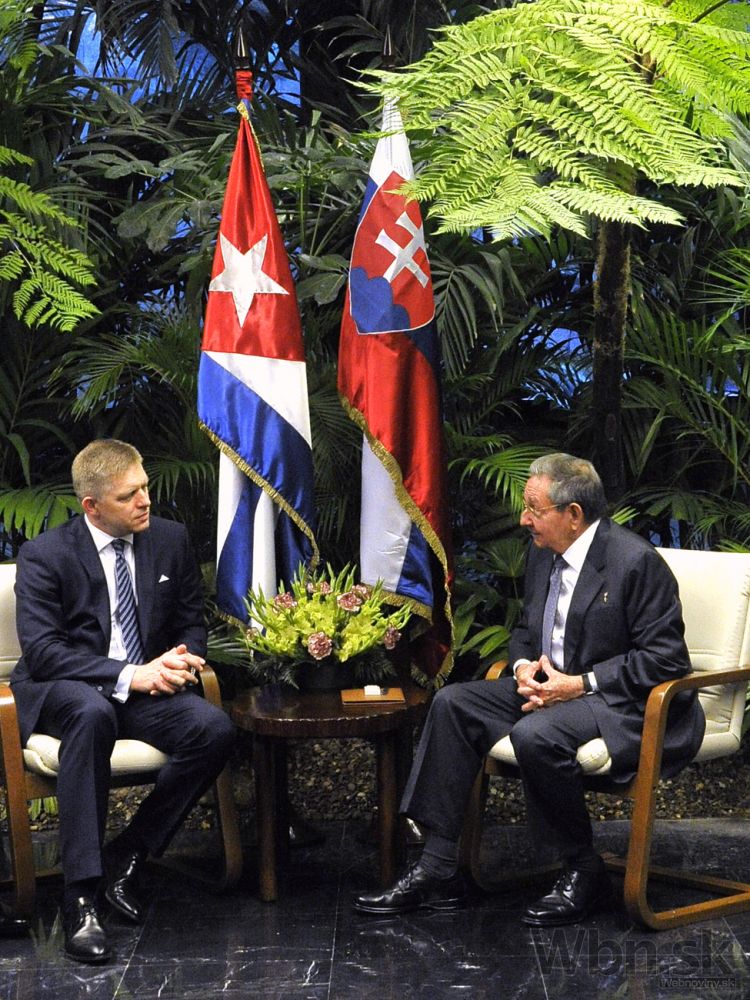 Robert Fico na Kube