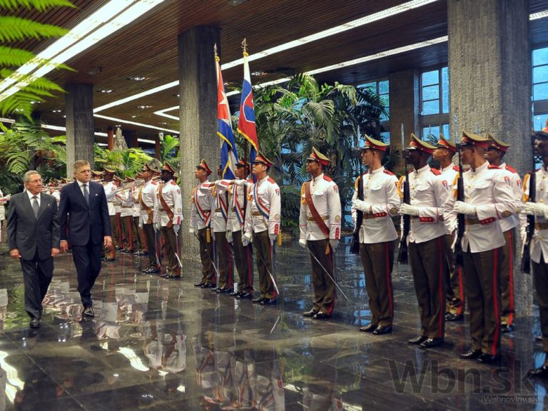 Robert Fico na Kube
