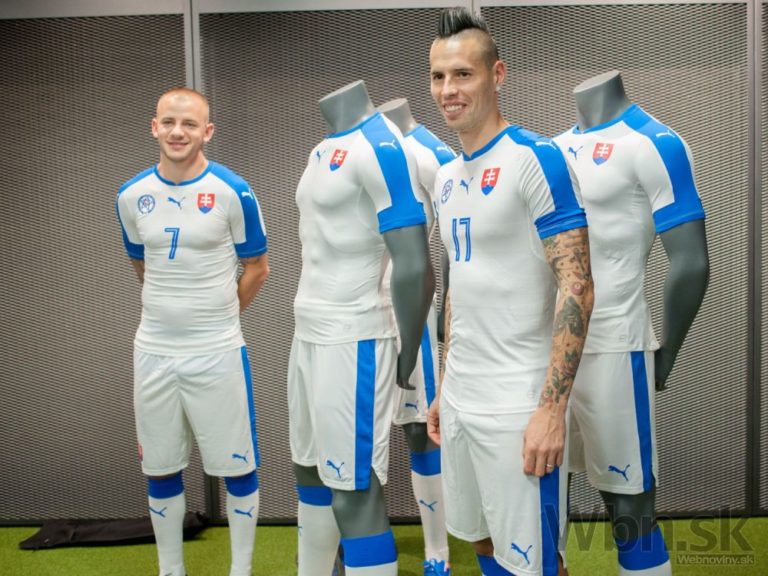 Nové dresy slovenskej futbalovej reprezentácie