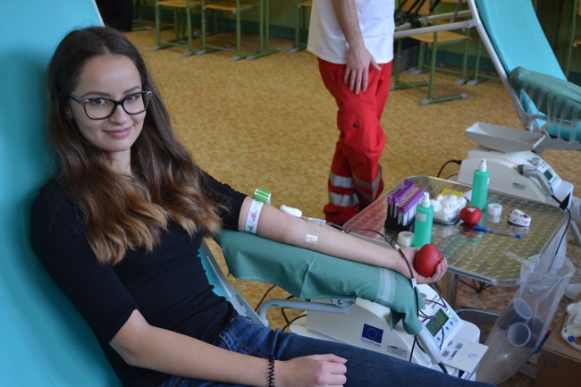 Študentská kvapka krvi na Gymnáziu Trebišovská v Košiciach