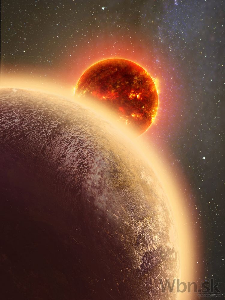 Vesmír ilustrácia exoplanéty GJ 1132b