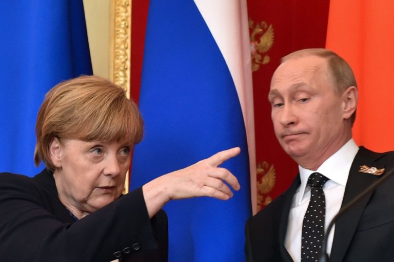 Angela Merkelová, Vladimir Putin