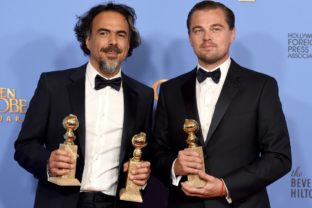 Golden Globes 2016 Leonardo DiCaprio a Alejandro González Iňárritu