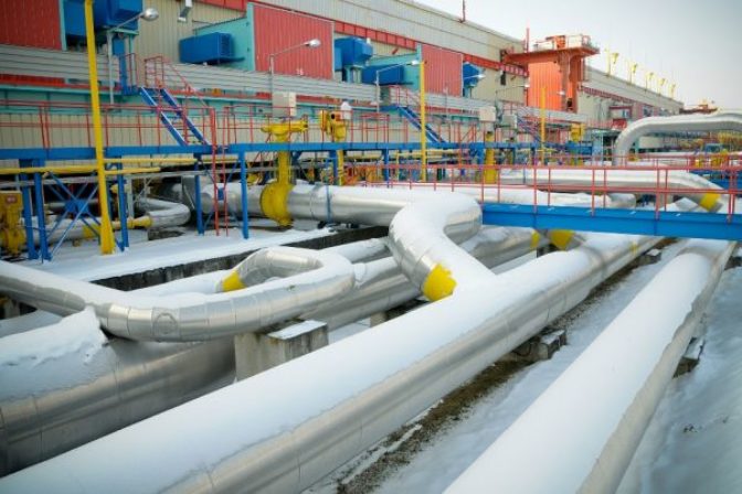 Kompresorová stanica Eustream plyn plynovod