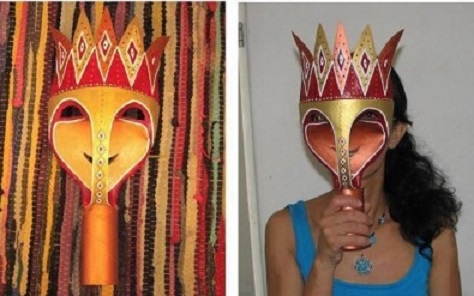 Nápad, ako si vyrobiť karnevalovú masku