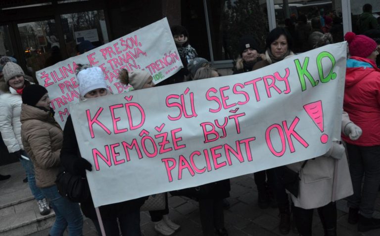 Pochod za záchranu nemocnice