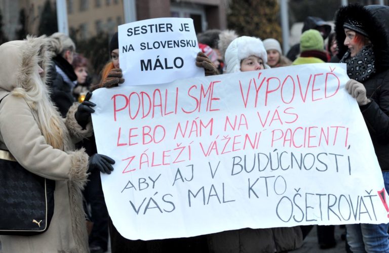 Pochod za záchranu nemocnice