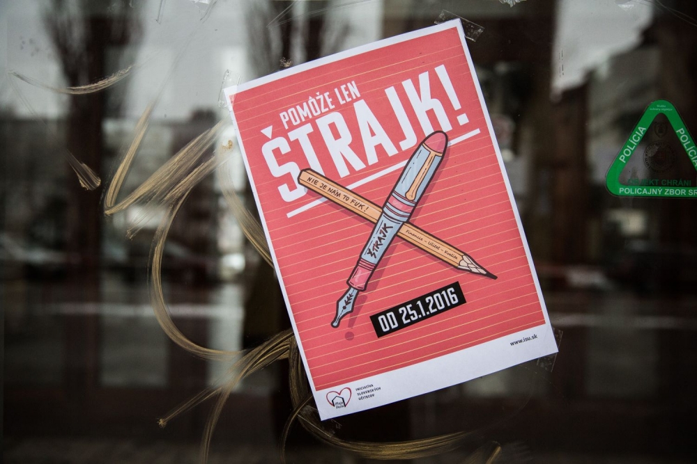 Štrajk učiteľov