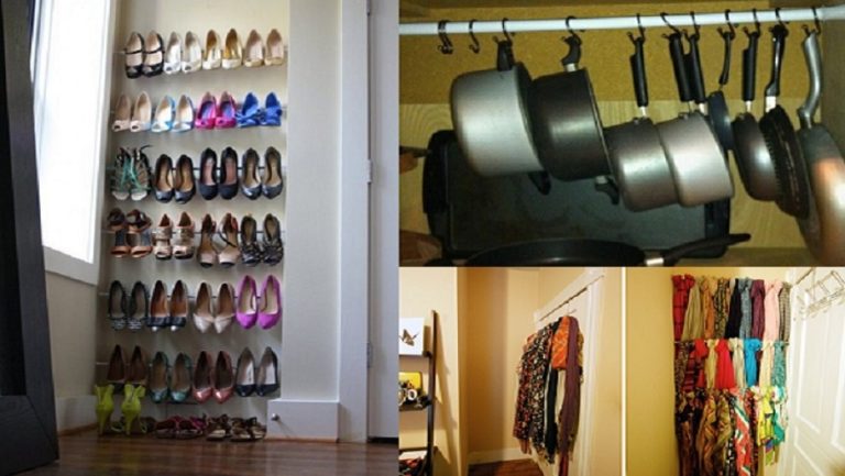 14 praktických nápadov na využitie sprchovej tyče