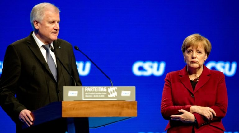 Angela Merkelová, Horst Seehofer