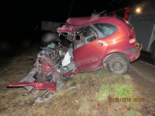 Autonehoda v katastri obce Stráňavy