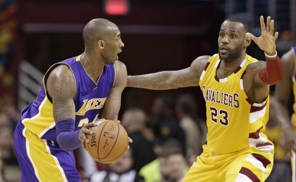LeBron James a Kobe Bryant