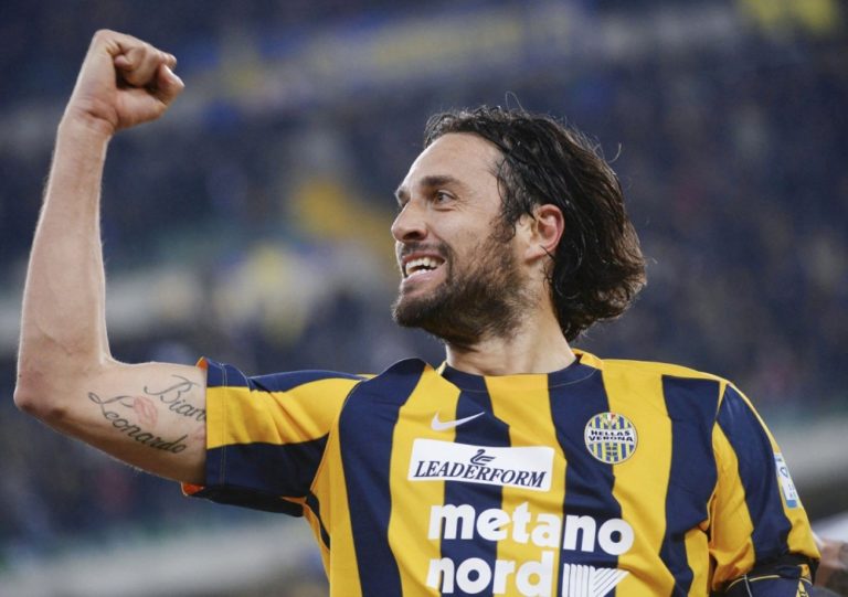 Luca Toni z Hellas Verona