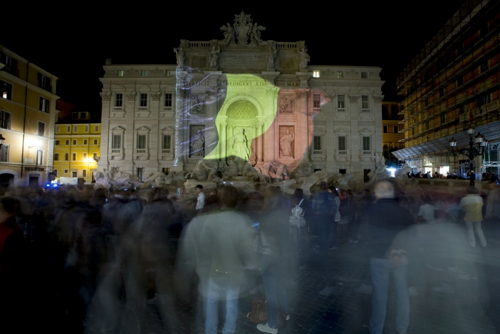 Fontana di Trevi v Ríme