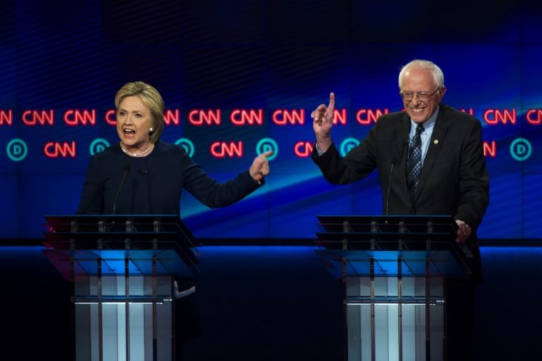 Hillary Clintonová, Bernie Sanders