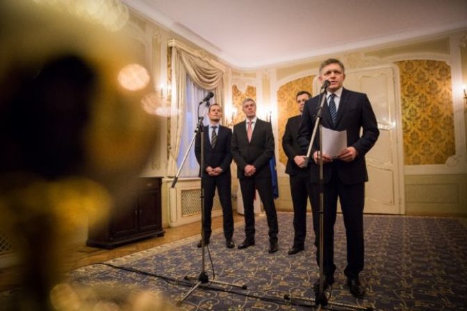 Premiér Robert Fico koalícia Bugár Procházka Danko