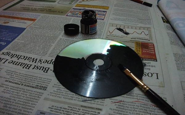 Krásna dekorácia do domácnosti zo starých cd čiek
