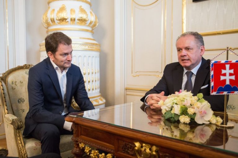 Prezident Kiska prijal lídrov strán, Kotlebovi dal košom