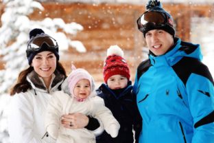 Princ William s rodinou dovolenkoval v Alpách