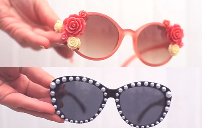 Video: Skrášlite si slnečné okuliare a dodajte im šmrnc