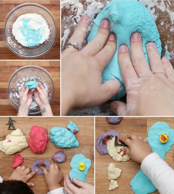 Vyrobte deťom domácu plastelínu bez chemikálií