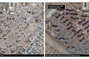 Družicové snímky ukázali cenu za oslobodenie irackého Ramádí