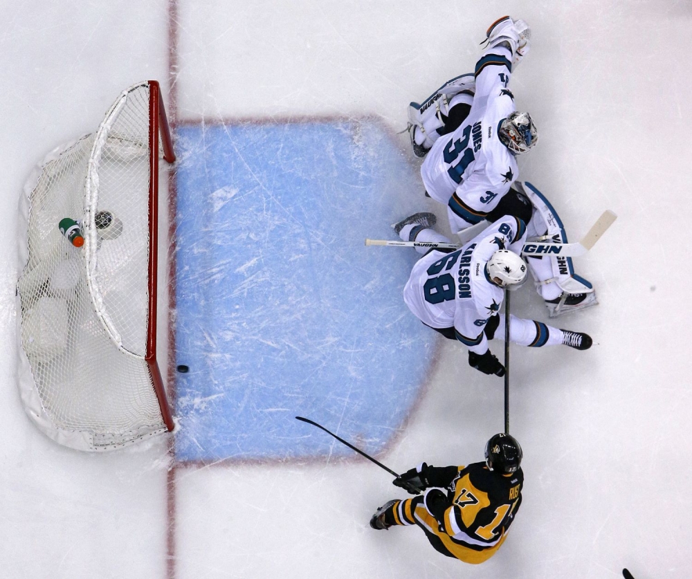 Finále NHL (1. zápas): Pittsburgh Penguins - San Jose Sharks 3:2