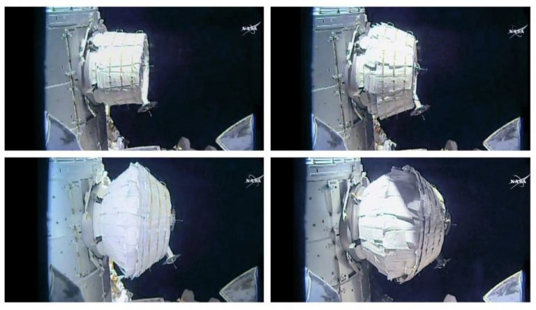 Na ISS nainštalovali špeciálny nafukovací modul BEAM