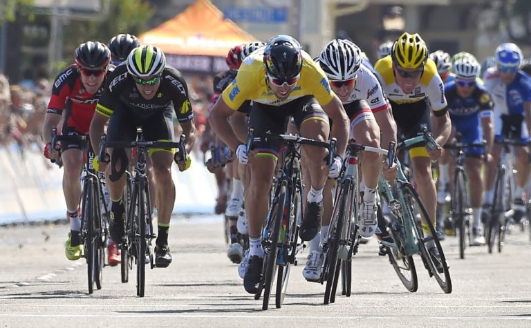 Peter Sagan v druhej etape Okolo Kalifornie štvrtý