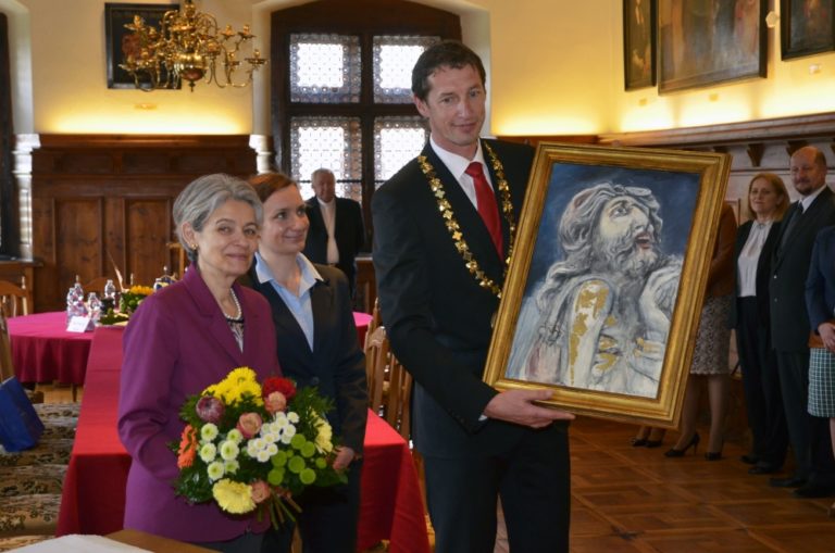 Šéfka UNESCO rokovala v Levoči, ocenila dielo Majstra Pavla