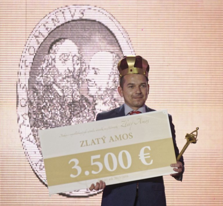 Titul Zlatý Amos získal učiteľ Maroš Jakim