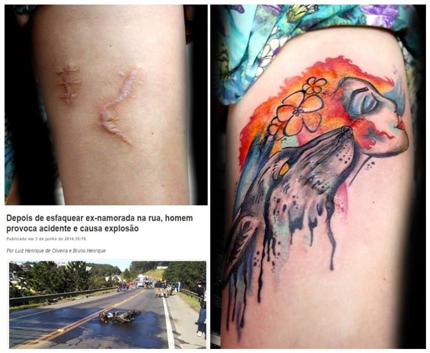Úžasné. Žena prekrýva ľuďom jazvy krásnymi tetovaniami!